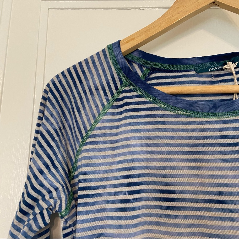 Prana striped long sleeve top - Picture 3 of 5